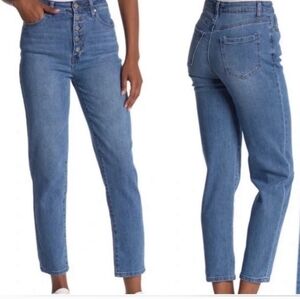 ABOUND Button Fly High Rise Mom Jeans, NWOT, Size 27